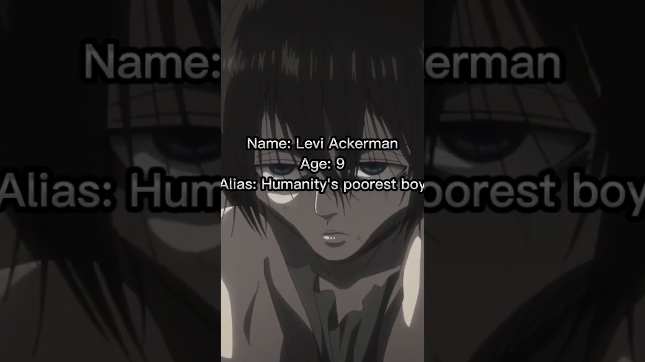 Levi Ackerman Humanity S Strongest Soldier Animeedit Aot Attackontitan Edit Clean