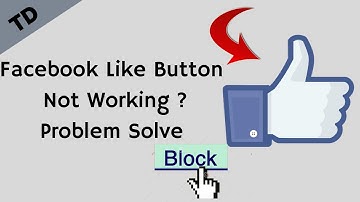 Facebook Like Button Not Working ? |  Problem Solve