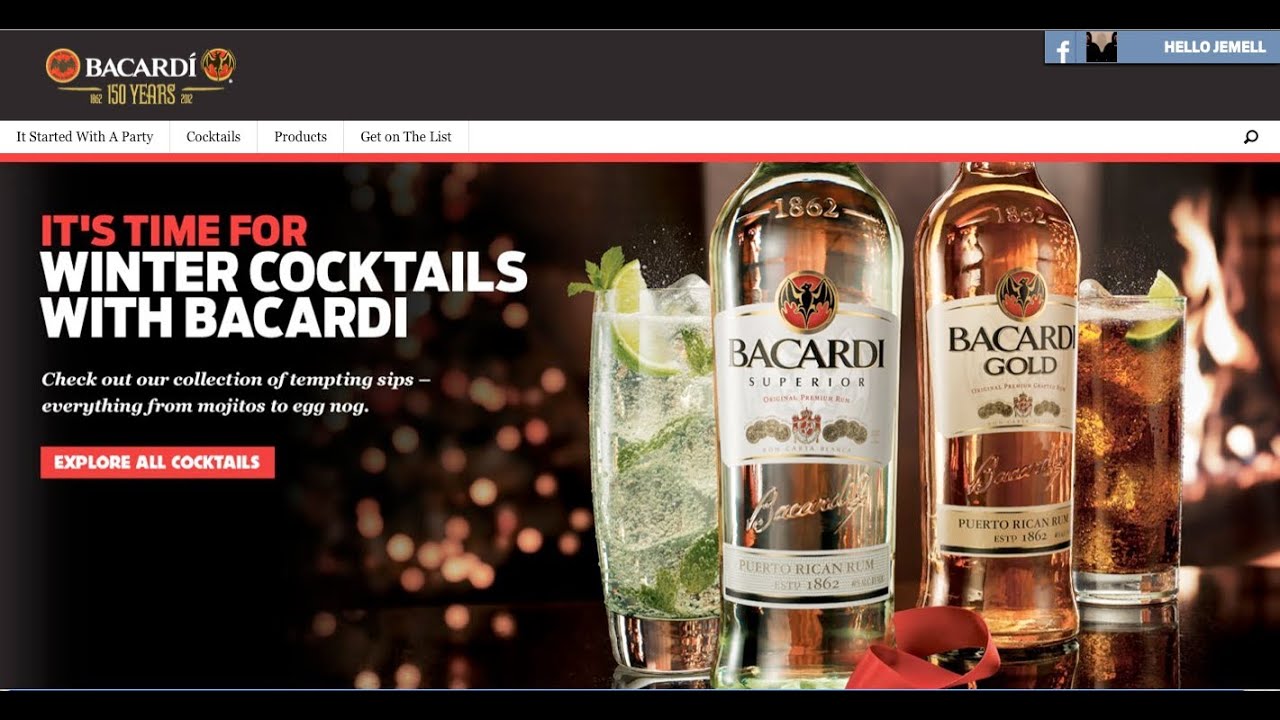 Bacardi Commercial "Light The Party Up With Bacardi" YouTube