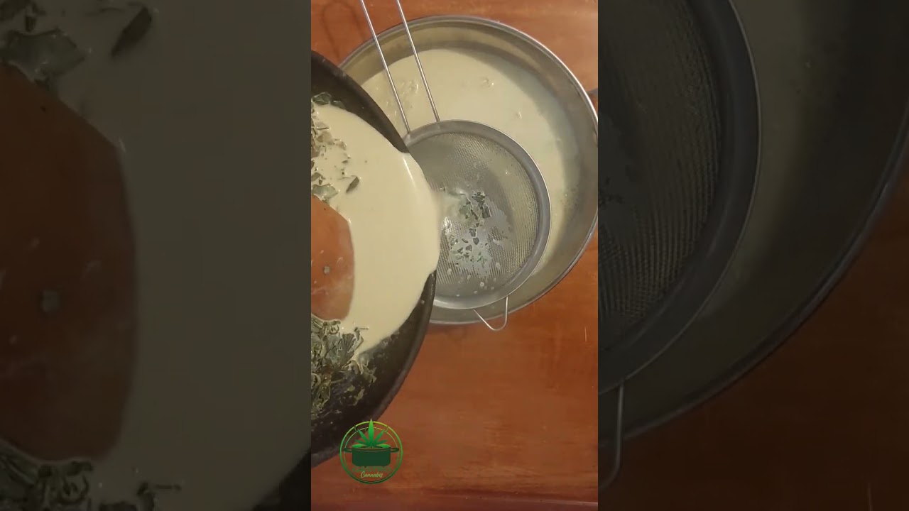 Leche Gastrocannabica en cocina cannabica basica