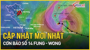 Cập nhật mới nhất cơn bão số 14 Fung - Wong, biển động dữ dội, sóng cao đến 7 mét | Báo VietNamNet