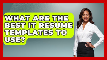 What Are The Best IT Resume Templates To Use? - Job Success Network