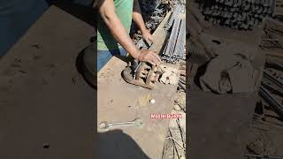 Bar bender steel yard ring making banding machine work #reels #video #shots #viralvideo #trending