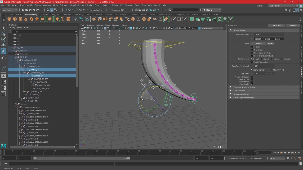 Mermaid Rig Mermaid Tail Rig Demo - YouTube