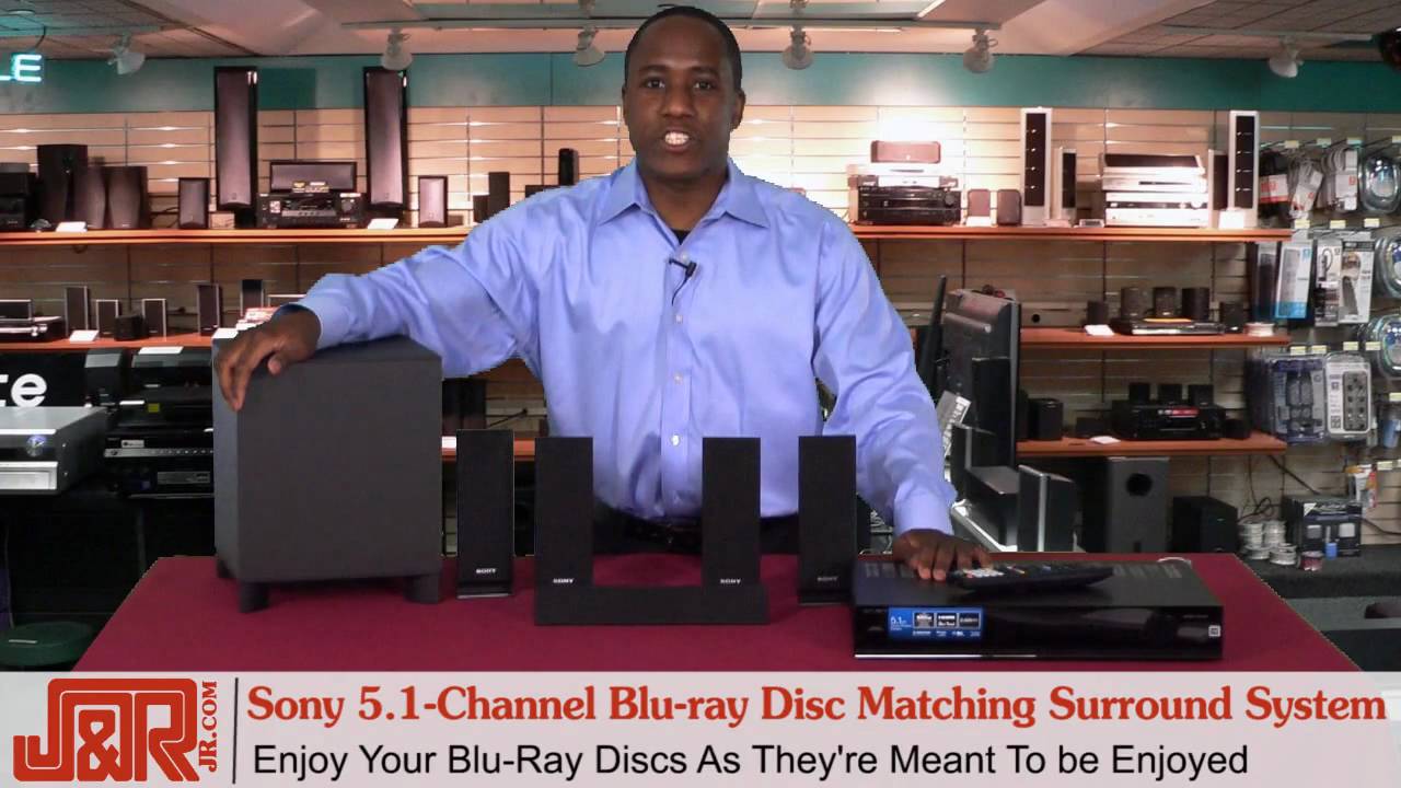 Sony 5 1 Channel Blu Ray Disc Matching Surround System Youtube