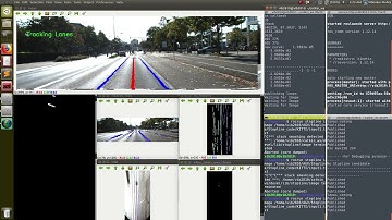 Lanes and Stopline Detection using Image Processing