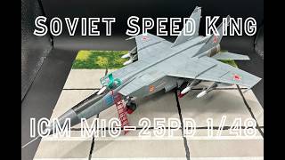 ICM MiG 25 1/48 | Soviet Speed King | Full Build