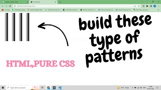 Creating Simple Patterns in HTML and Pure CSS: A Step-by-Step Guide