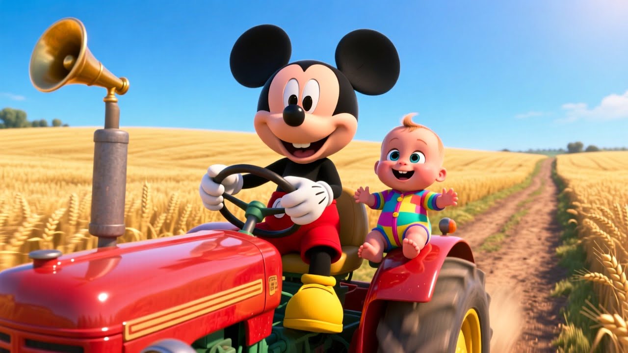 Mickey and Donald Have a Farm 🐭🦆 Fun Kids Song | Toddler Farm & Learning Adventure