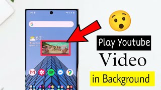 How to play youtube video in background android