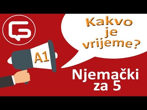 Njemački za 5: Kakvo je vrijeme? (epizoda 18)