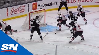 Famous Adin Hill Lifts Pads To Make Desperation Save On Jeff Carter Wealth