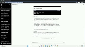 right click context menu selenium python