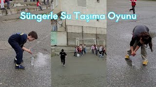 Sünger ile Su Taşıma Oyunu, Eğlenceli oyunlar, 23 Nisan oyunları, 23 Nisan Etkinlikleri 