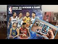 2020-21 NBA Basketball Panini Sticker and Cards Full Box Opening! Top Rookies! Lamelo + Fun Opening!