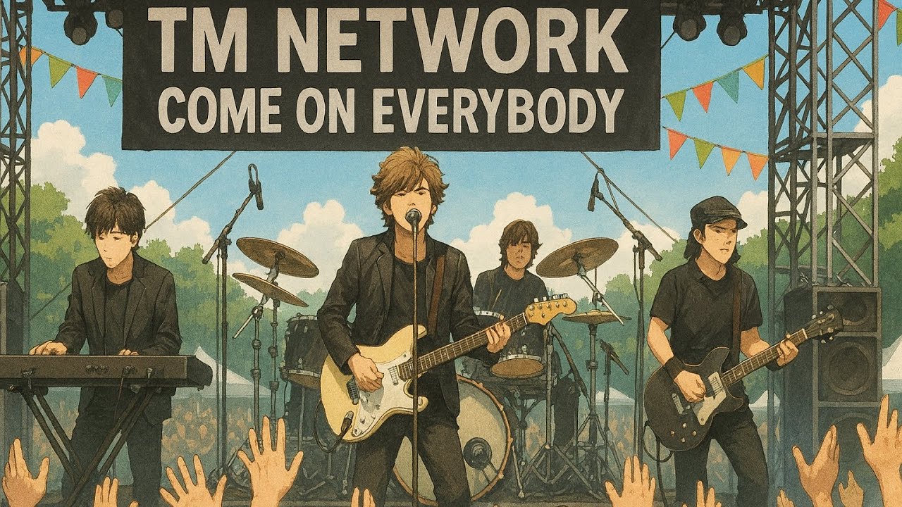 ✨『COME ON EVERYBODY（カモン・エブリバディ）』/♬TM NETWORKのr🎻15枚目のシングル～🎵🎹…FL Studioで鳴らせば🎶🎸※明け方に、そろりと……録っています☆彡