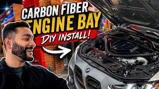 BMW G8X Carbon Fiber Engine Bay Install (DIY Guide)