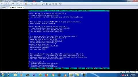 KONFIGURASI DEBIAN. INTERFACES, SSH, DHCP, FTP, MAIL SERVER