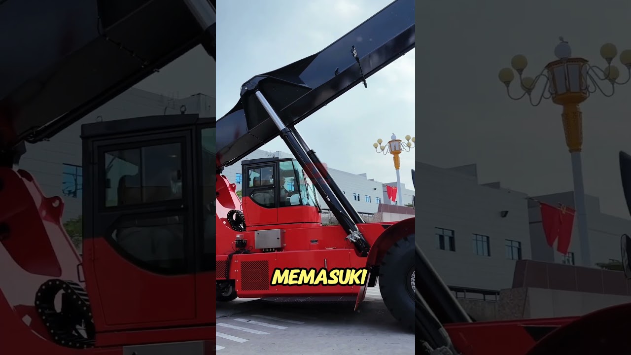 💪gagahnya alat berat Kalmar saat memasuki area pabrik