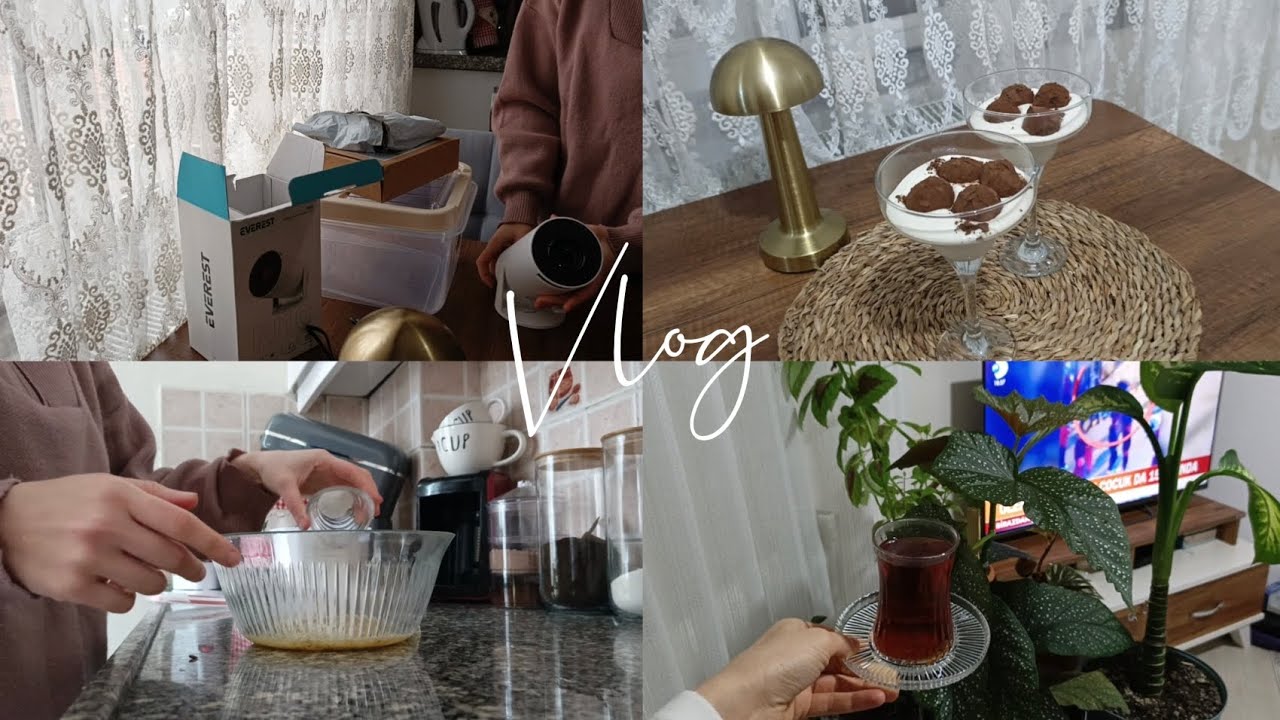 Sessiz vlog🌿|Miraç kandili✨|Kargo açılımı| İftar hazırlığı|Kandil simidi ve Tiramisu topları