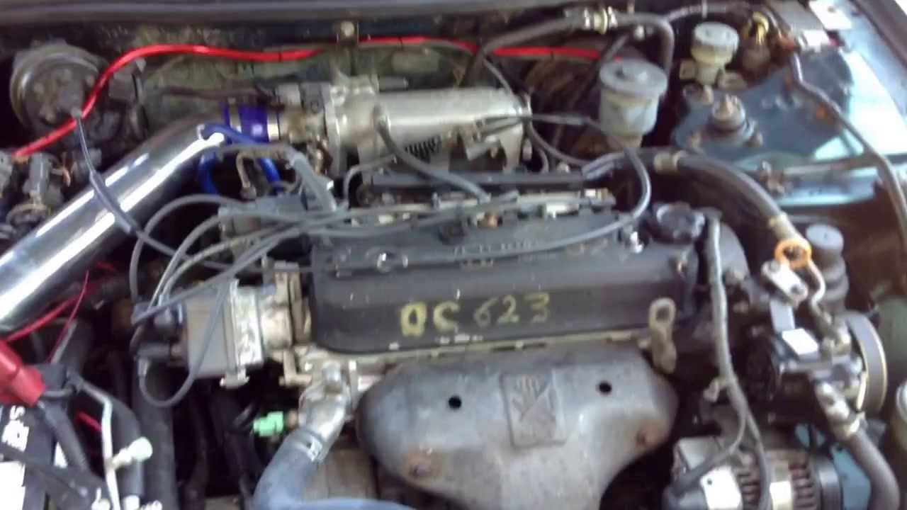 1994 Honda Accord LX engine look - YouTube