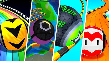 Sky Escape vs Action Balls vs Going Balls vs Going Balls Super SR - Android, IOS gameplay