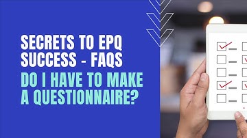 EPQ FAQs: Do I have to do primary research as part of the Extended Project Qualification?