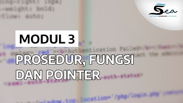 Modul 3 Algoritma Pemprograman : Prosedur, Fungsi dan Pointer