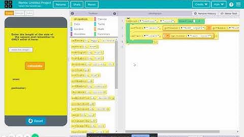 Calculator   Area and Perimeter    App Lab