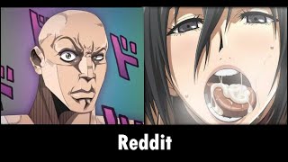 Anime Vs Reddit (The Rock Reaction Meme) Attack On Titan Pt.1