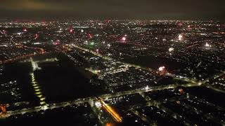 Fireworks in London - drone footage