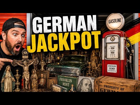 We Bought a Moving Storage Unit From Germany… JACKPOT