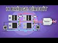 H Bridge circuit . H köprüsü devresi . Forward and reverse motor kontrol . dc motor yön devresi
