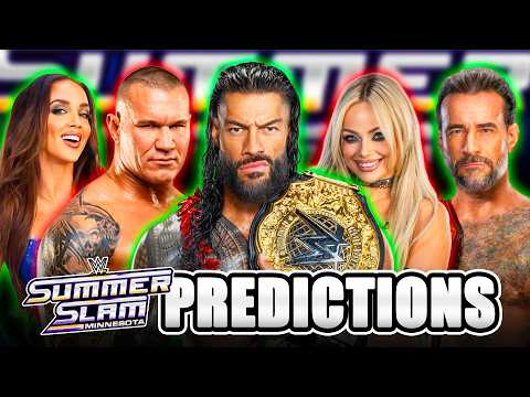 WWE SUMMERSLAM 2026 OFFICIAL PREDICTIONS!