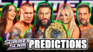 WWE SUMMERSLAM 2026 OFFICIAL PREDICTIONS!