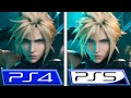 Final Fantasy VII Remake | PS5 VS PS4 | Trailer Comparison