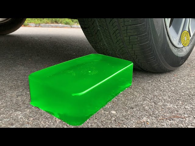 Experiment Car vs Jelly vs Slime | Crushing Crunchy & Soft Things by Car | Test S class=