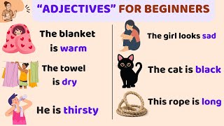 More 50 Important ADJECTIVES in English | Examples of Adjectives | Basic Adjectives  #adjective