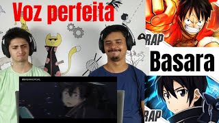 React 2 Em 1 Rap Do Luffy  Pt 1  Eu Vou Morrer U0026 Rap Do Kirito  At O ltimo Andar  Basara