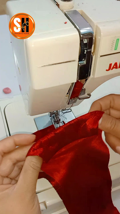 Stitching tips for stretchable velvet fabric #velvet #velvetdress #stitchingideas #silaicourse