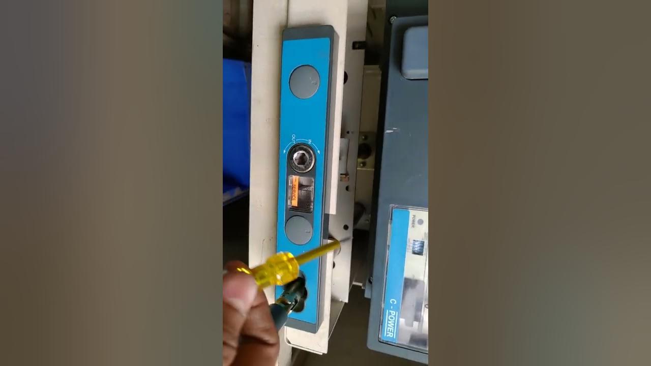 ACB Rack in / rack out operation explanation. YouTube