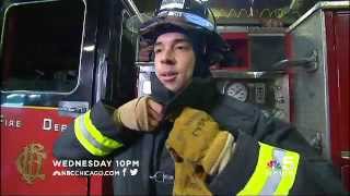 NBC5 Chicago&#39;s Stefan Holt Battles Ice and Flames