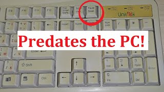 Obsolete keyboard keys