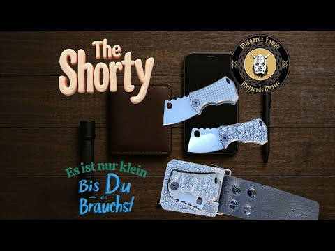 Midgards- Messer The Shorty das Legale Gürtelschnallenmesser