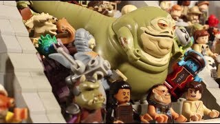 Jabba Jumps Into The Race  LEGO STAR WARS  StopMotion Story