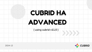 [교육] 큐브리드 HA(High Availability) 고급 개념 / CUBRID HA Advanced Concepts