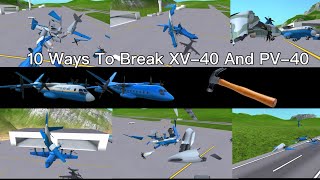 10 Ways To Break XV40/PV40
