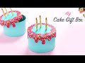 Paper Cake Box Easy | Cake Gift Box Ideas | Paper Cake Tutorial