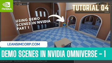 Using Demo Scenes in Physics in Nvidia omniverse Part 1 | Nvidia Omniverse tutorial 4 | Leansimcorp