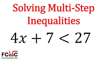 How to Solve Multi-Step Inequalities